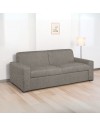 Divano letto 3 posti Flash tessuto Roma10 colore taupè 199x98x84h
