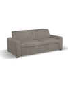 Divano letto 3 posti Flash tessuto Roma10 colore taupè 199x98x84h