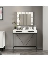 Toeletta da Trucco bianco Sane 90x45x80H: Eleganza e funzionalità per il tuo beauty corner