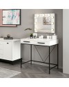 Toeletta da Trucco bianco Sane 90x45x80H: Eleganza e funzionalità per il tuo beauty corner