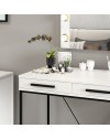 Toeletta da Trucco bianco Sane 90x45x80H: Eleganza e funzionalità per il tuo beauty corner