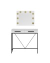 Toeletta da Trucco bianco Sane 90x45x80H: Eleganza e funzionalità per il tuo beauty corner