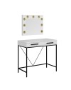 Toeletta da Trucco bianco Sane 90x45x80H: Eleganza e funzionalità per il tuo beauty corner