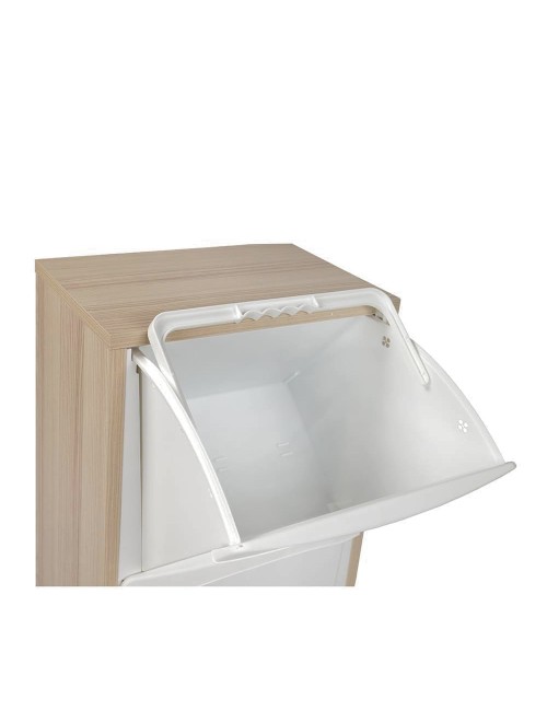 Mobile Pattumiera Helena olmo 40x25x102H – Eleganza e Funzionalità per la Raccolta Differenziata
