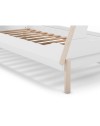 Letto a tenda singolo Nora bianco e pino 205,6x104,1x162,4 – Un rifugio da sogno per grandi avventure