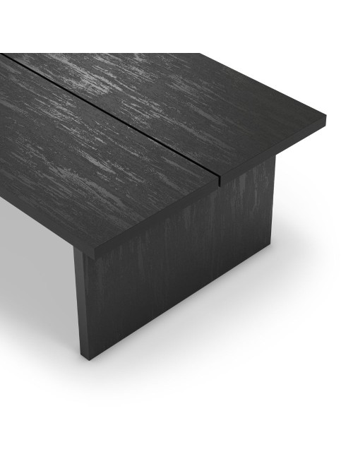 Tavolino da salotto rettangolare Loana nero 120x70x40H – Il protagonista del tuo living