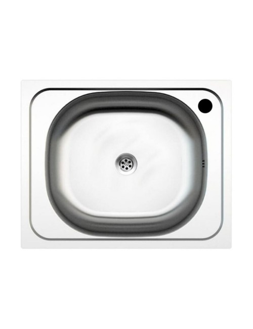 Lavello incasso monovasca acciaio inox N205AS 40x50