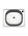 Lavello incasso monovasca acciaio inox N205AS 40x50