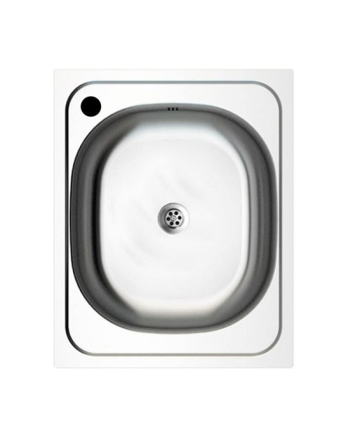 Lavello incasso monovasca acciaio inox N205AS 40x50