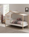 Letto singolo a casetta Luba in legno massiccio – Un rifugio incantato per i sogni del tuo bambino