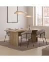 Tavolo rettangolare fisso Loana rovere cadiz 200x100x75H – Eleganza conviviale per ogni occasione