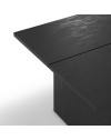 Tavolo rettangolare fisso Loana nero 200x100x75H – Eleganza conviviale per ogni occasione