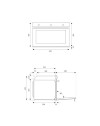 Maxi forno 90 cm incasso Bertazzoni F909PROEKN multifunzione colore carbonio classe A