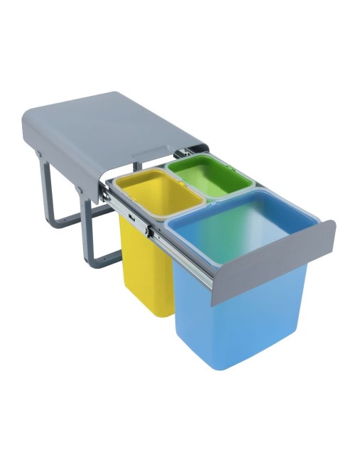 Pattumiera Estraibile 3 Contenitori Ekko9099 Colori vari
