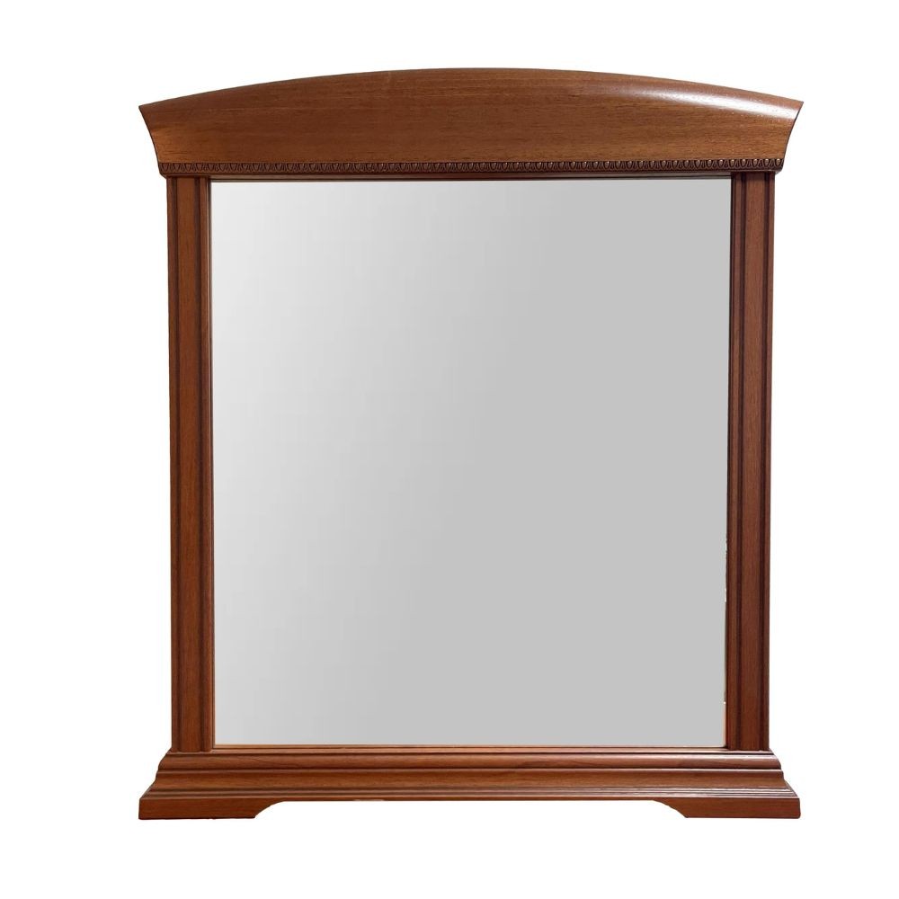 Specchiera in legno ciliegio con cornice decorativa Venere 90x4x104H