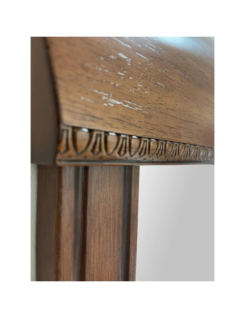 Specchiera in legno ciliegio con cornice decorativa Venere 90x4x104H