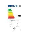 Frigorifero sottotavolo Candy CM4SE68W monoporta statico incasso 96 lt classe E