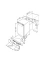 Frigorifero sottotavolo Candy CM4SE68W monoporta statico incasso 96 lt classe E