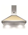 Cappa parete Bertazzoni K100HERCRA 100 cm. inox e scocca crema classe A