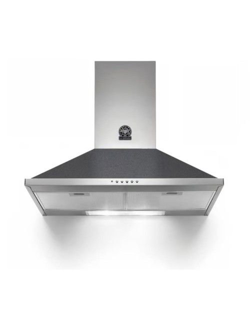 Cappa parete Bertazzoni K80AMLND 80 cm. inox e nera classe D