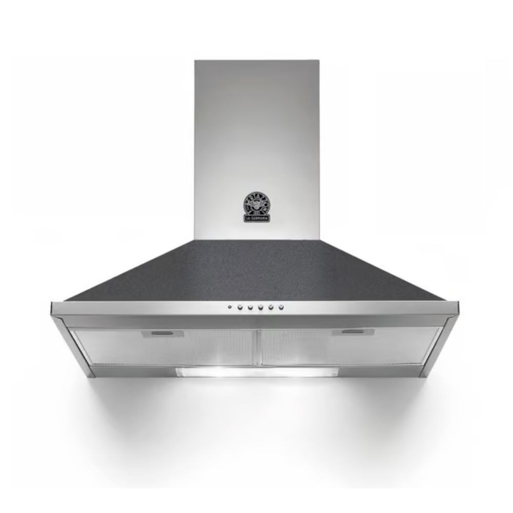 Cappa parete Bertazzoni K80AMLND 80 cm. inox e nera classe D