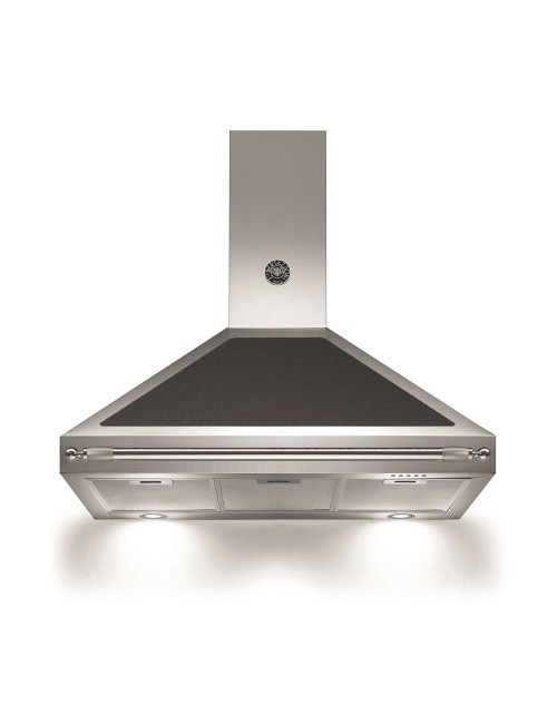 Cappa parete Bertazzoni K90HERNEA 90 cm inox e scocca nera classe A