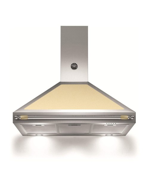 Cappa parete Bertazzoni K90HERCRA 90 cm inox e scocca crema classe A