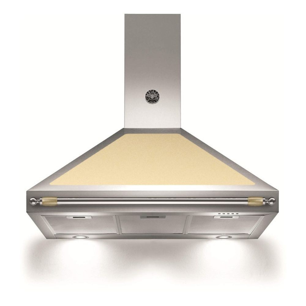 Cappa parete Bertazzoni K90HERCRA 90 cm inox e scocca crema classe A