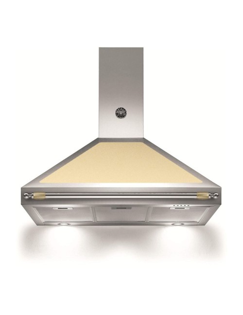 Cappa parete Bertazzoni K90HERCRA 90 cm inox e scocca crema classe A