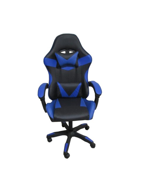 Poltrona Gaming colore nero blu PVC – Comfort e Design