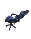 Poltrona Gaming colore nero blu PVC – Comfort e Design