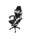 Poltrona Gaming colore nero bianco PVC – Comfort e Design