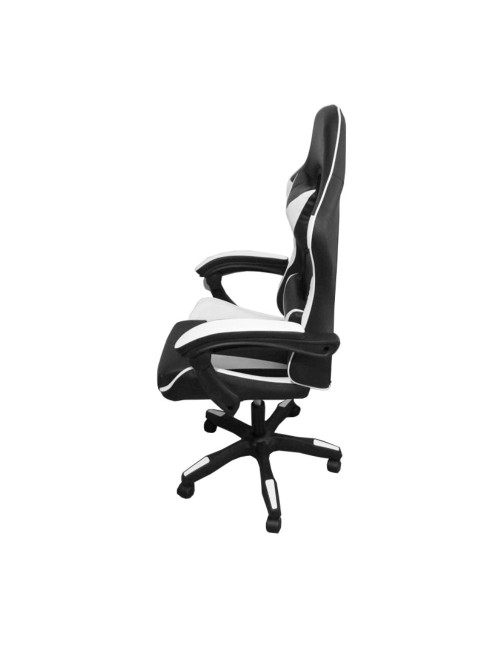 Poltrona Gaming colore nero bianco PVC – Comfort e Design