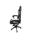 Poltrona Gaming colore nero bianco PVC – Comfort e Design