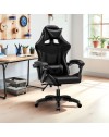 Poltrona Gaming colore nero PVC – Comfort e Design