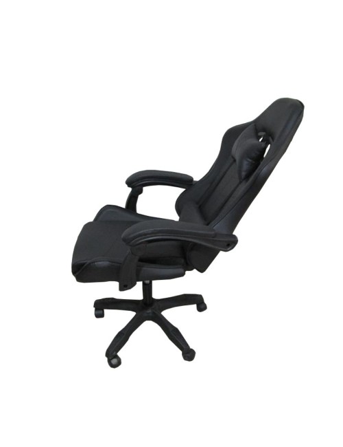 Poltrona Gaming colore nero PVC – Comfort e Design