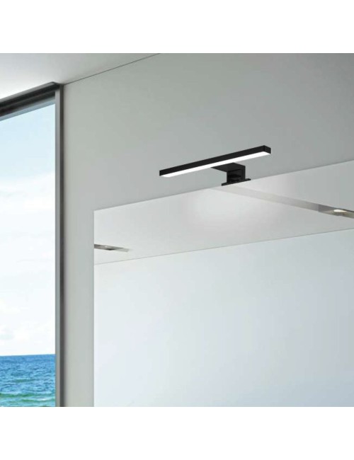 Lampada LED per Bagno Kyra 300 mm Colore Nero Prezzo