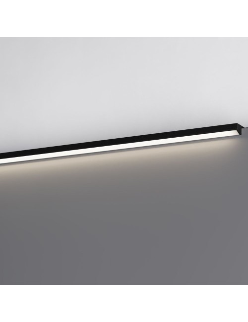 Profilo Illuminazione LED Bagno Walk 1000 mm Colore Nero Opaco