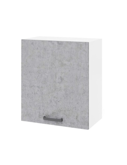 Pensile scolapiatti 60 cm con anta 60x32x72H cemento