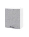 Pensile scolapiatti 60 cm con anta 60x32x72H cemento