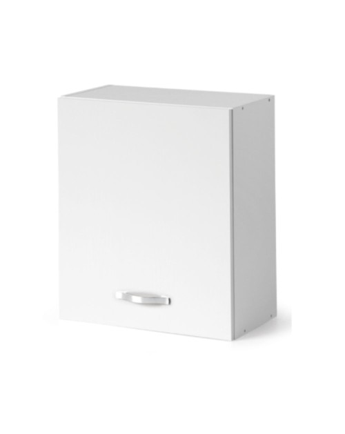 Pensile scolapiatti 60 cm con anta 60x32x72H bianco frassinato