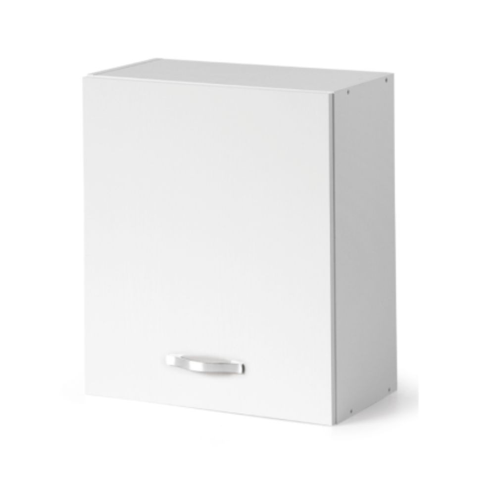 Pensile scolapiatti 60 cm con anta 60x32x72H bianco frassinato