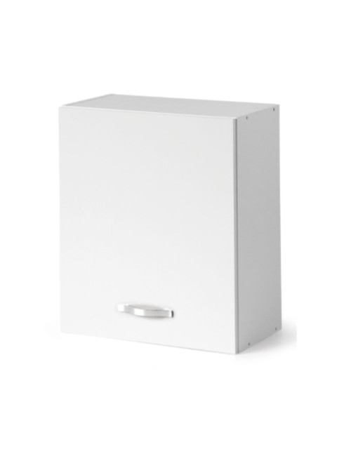 Pensile scolapiatti 60 cm con anta 60x32x72H bianco frassinato