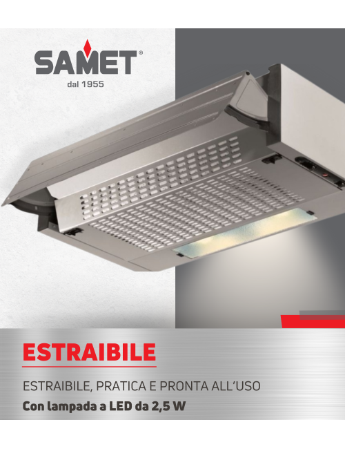 Cappa da Incasso Estraibile 60 Samet Prezzo