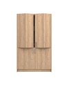 Cucina salvaspazio a scomparsa Fold Evolution colore rovere e elettrodomestici inclusi 125x62x208H