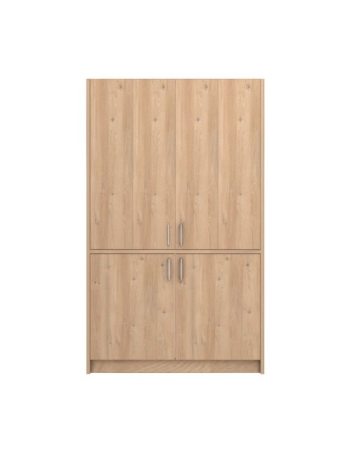 Cucina salvaspazio a scomparsa Fold Evolution colore rovere e elettrodomestici inclusi 125x62x208H