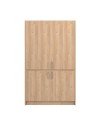 Cucina salvaspazio a scomparsa Fold Evolution colore rovere e elettrodomestici inclusi 125x62x208H