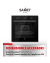 Forno multifunzione nero friggitrice ad aria Pales classe A Samet