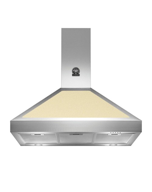 Cappa parete Bertazzoni K90HERCRA 90 cm inox e scocca crema classe A