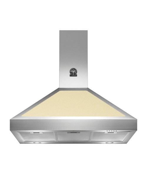 Cappa parete Bertazzoni K90HERCRA 90 cm inox e scocca crema classe A